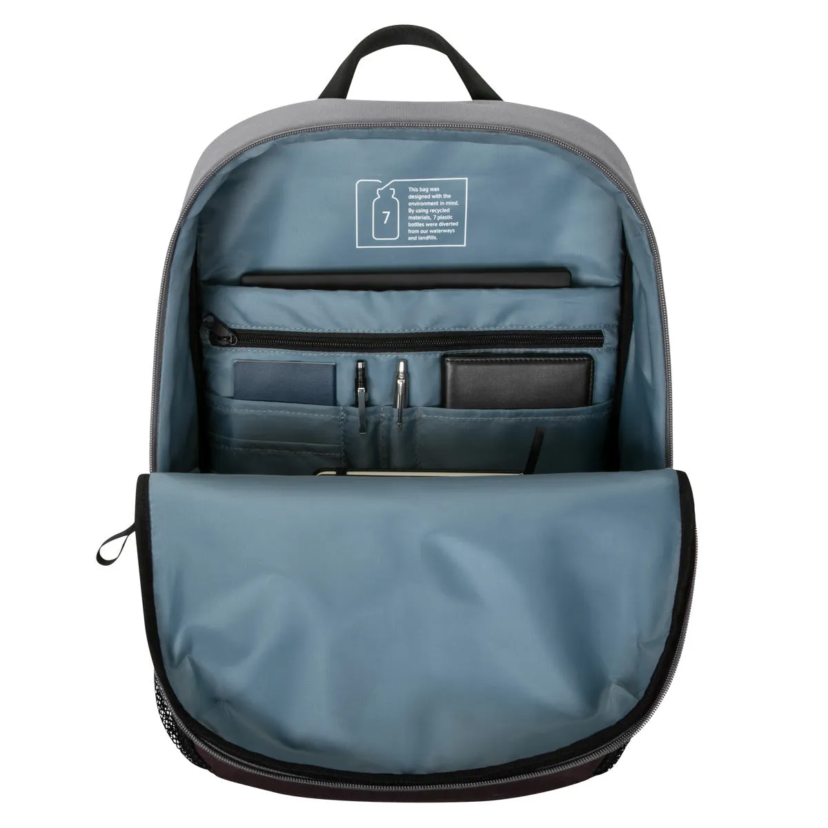 16" Sagano™ EcoSmart® Campus Backpack - Black/Grey