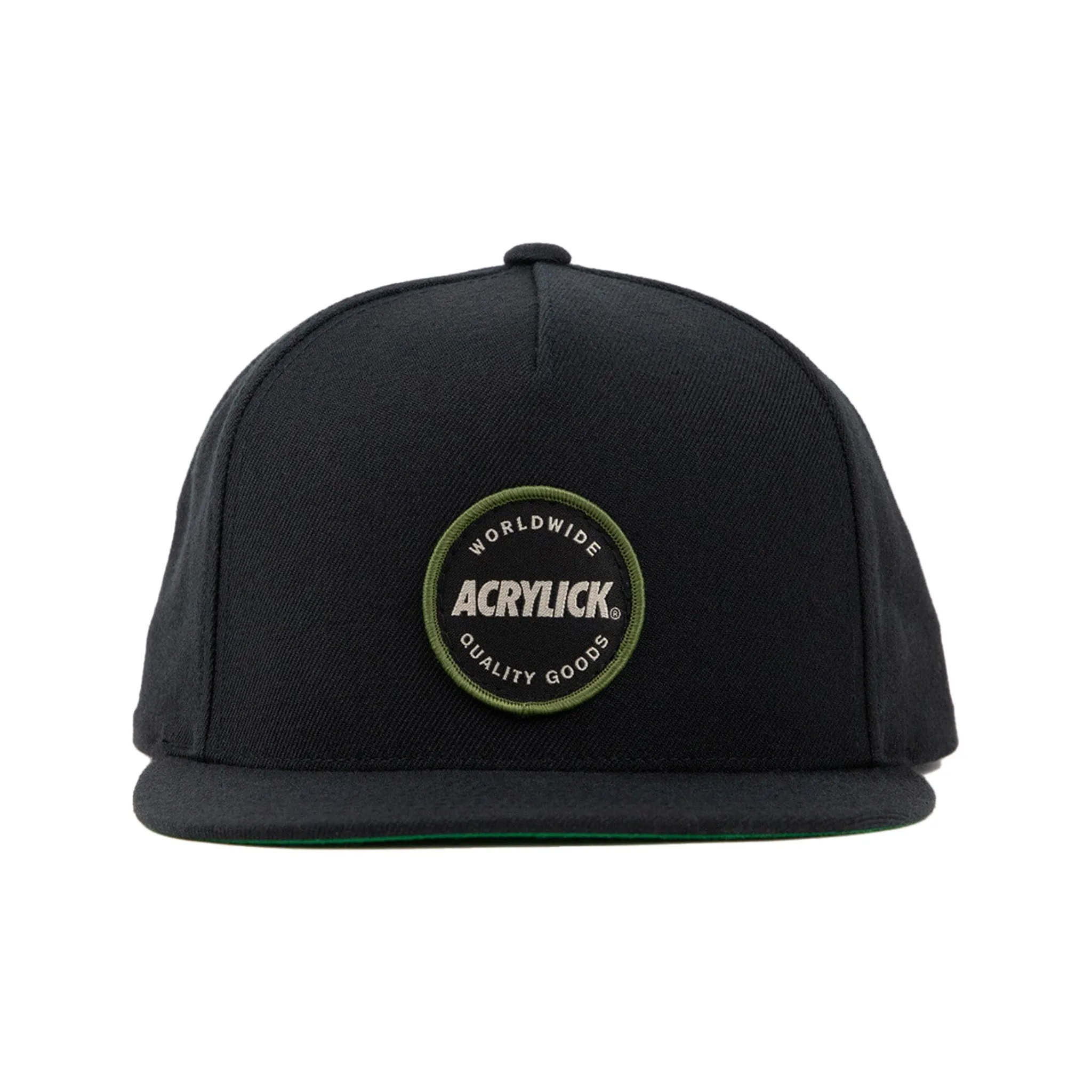 Acrylick Worldwide Snapback Cap, Black