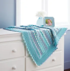 Aqua Shells Blanket Pattern