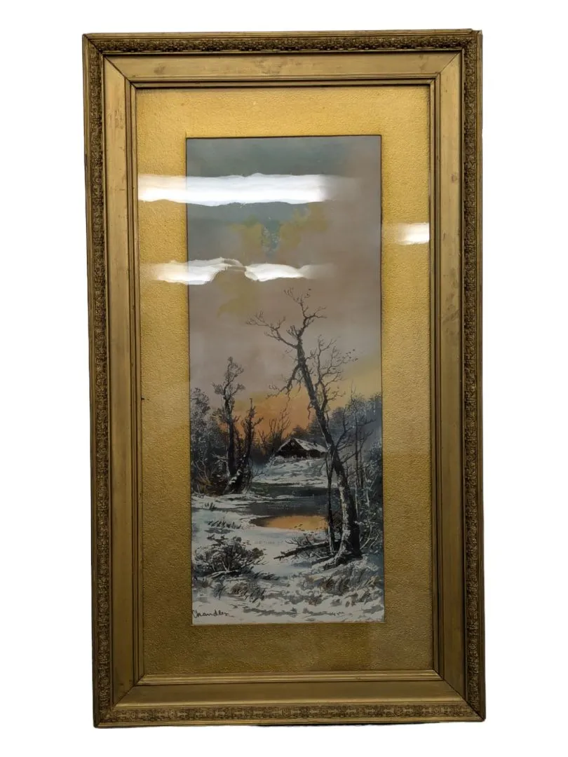 Art Print WINTER SOLACE William Henry Chandler