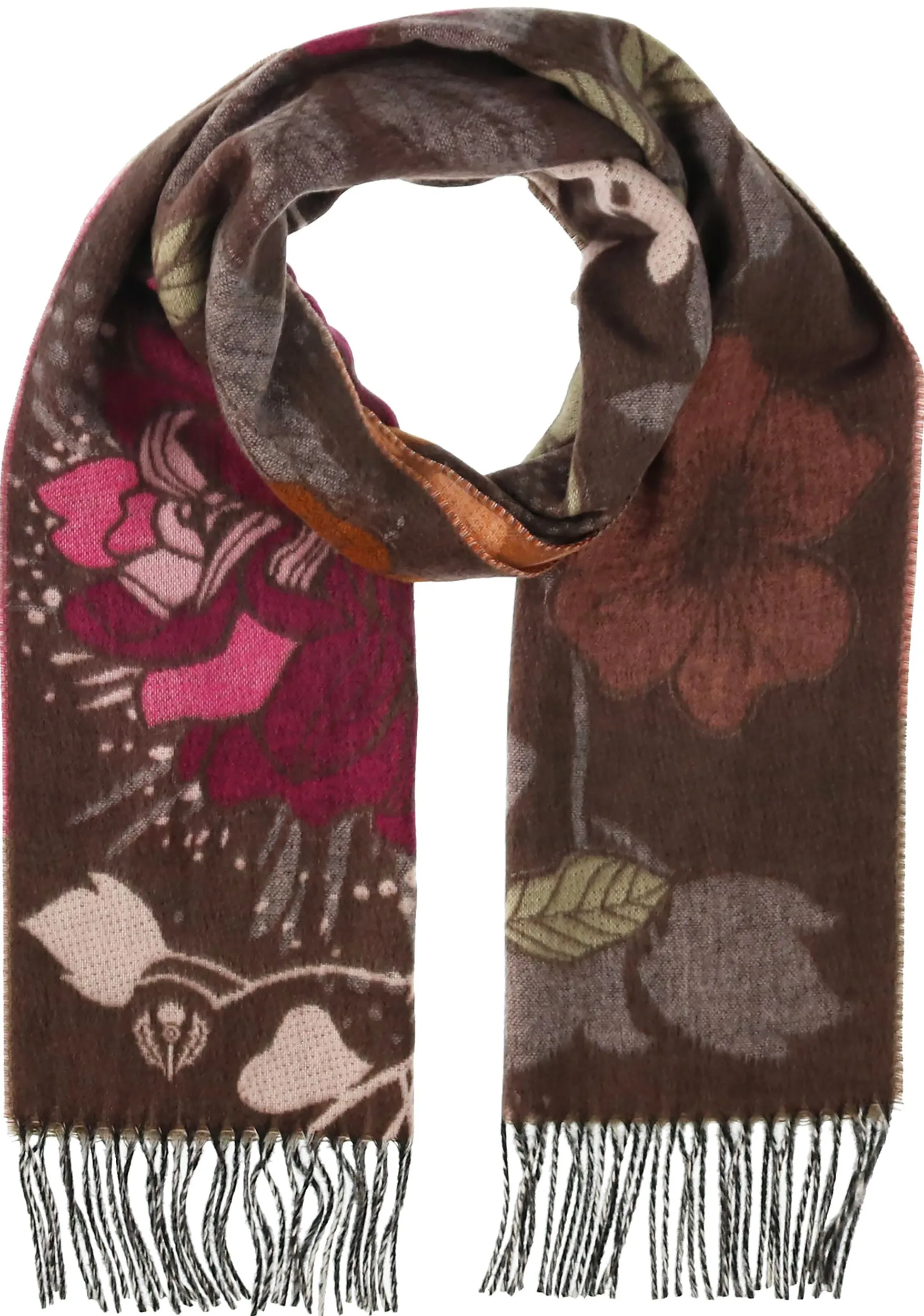 Autumn Floral Cashmink® Oversized Scarf