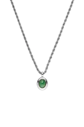 Aventurine Necklace Silver