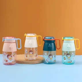 Big Belly Sipper Bottle With Kawaii Sticker.