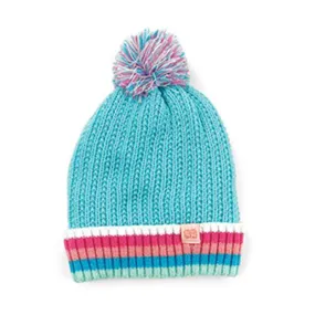 BRITS KNITS PLUSH LINED HAT KIDS AQUA 330544