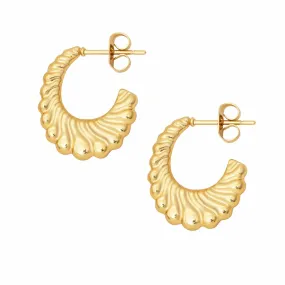 Cashmere Hoop Earrings