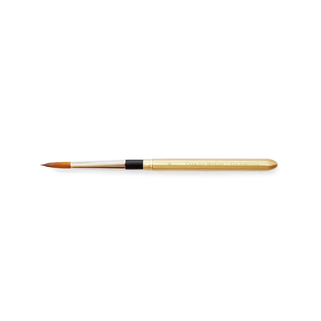 CfM Matte Gold Travel Brush