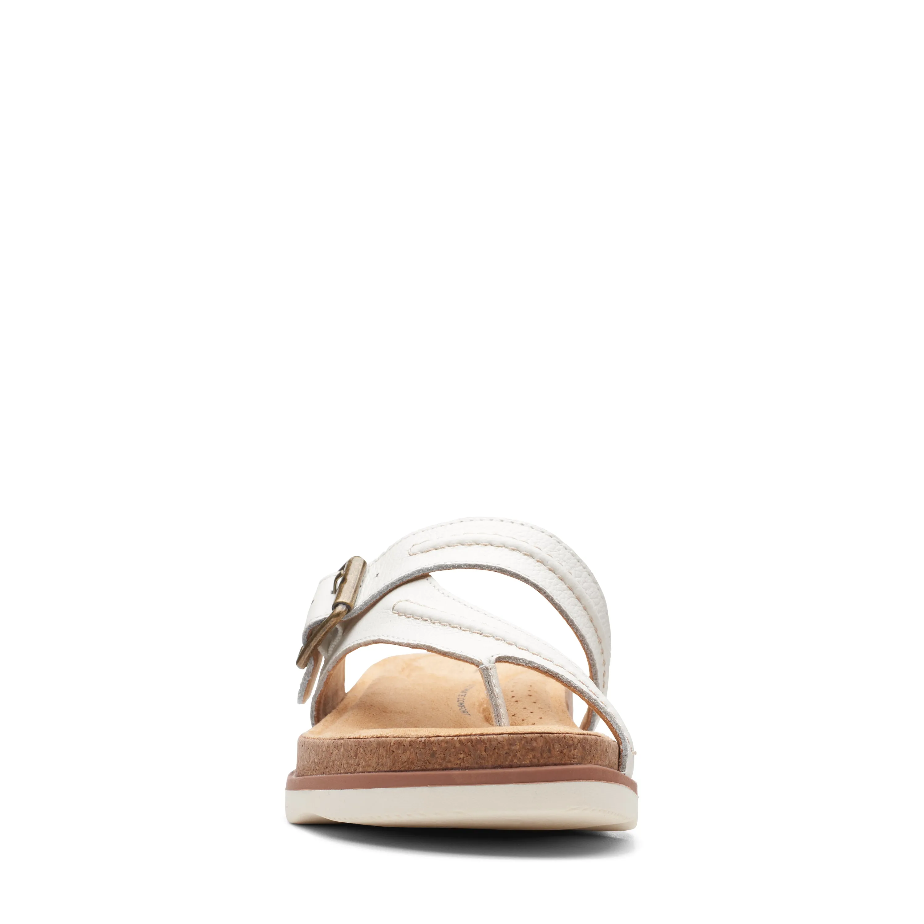 Clarks Brynn Madi White Leather Women's