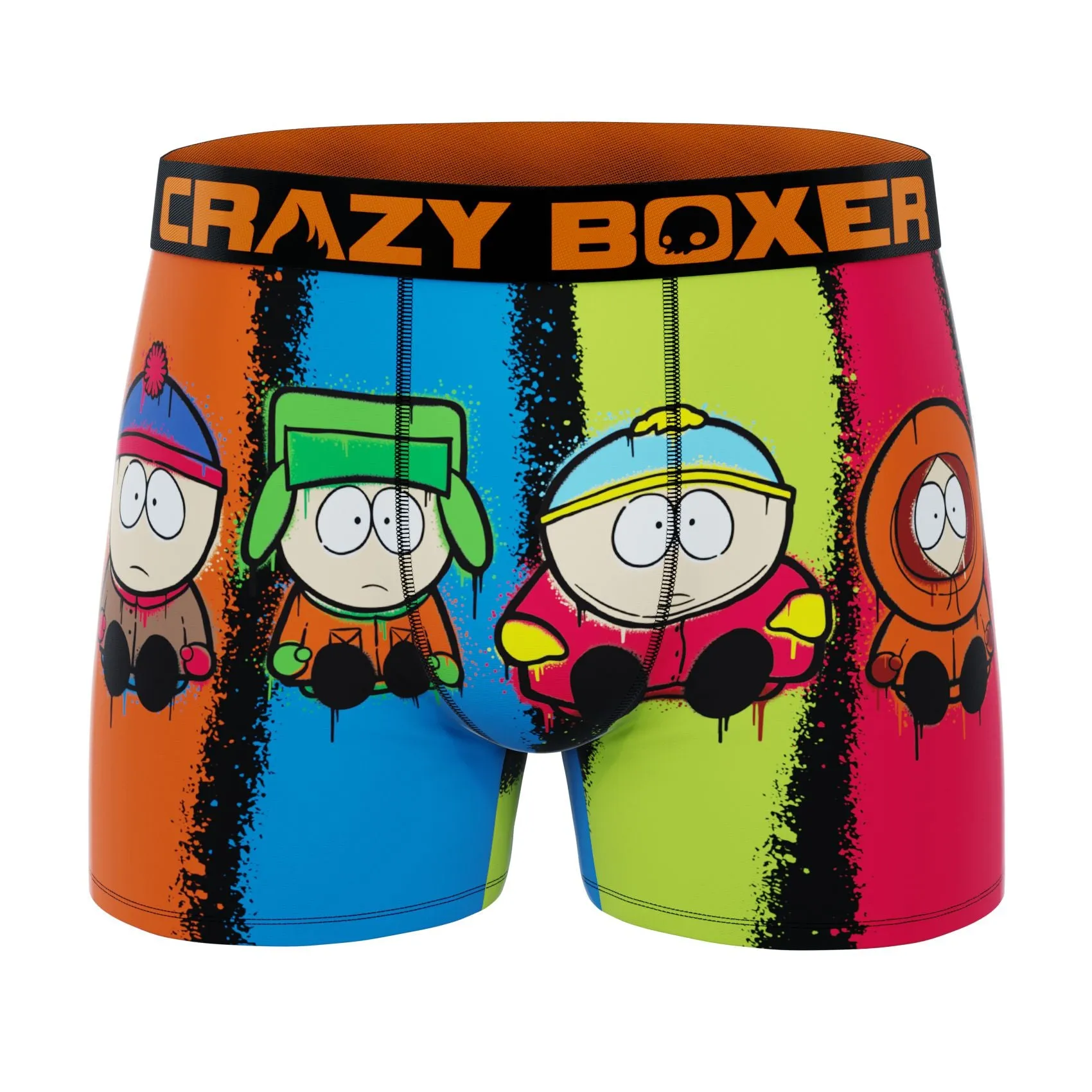 CRAZYBOXER South Park Colorful Characters Men's Boxer Briefs (Creative Packaging)