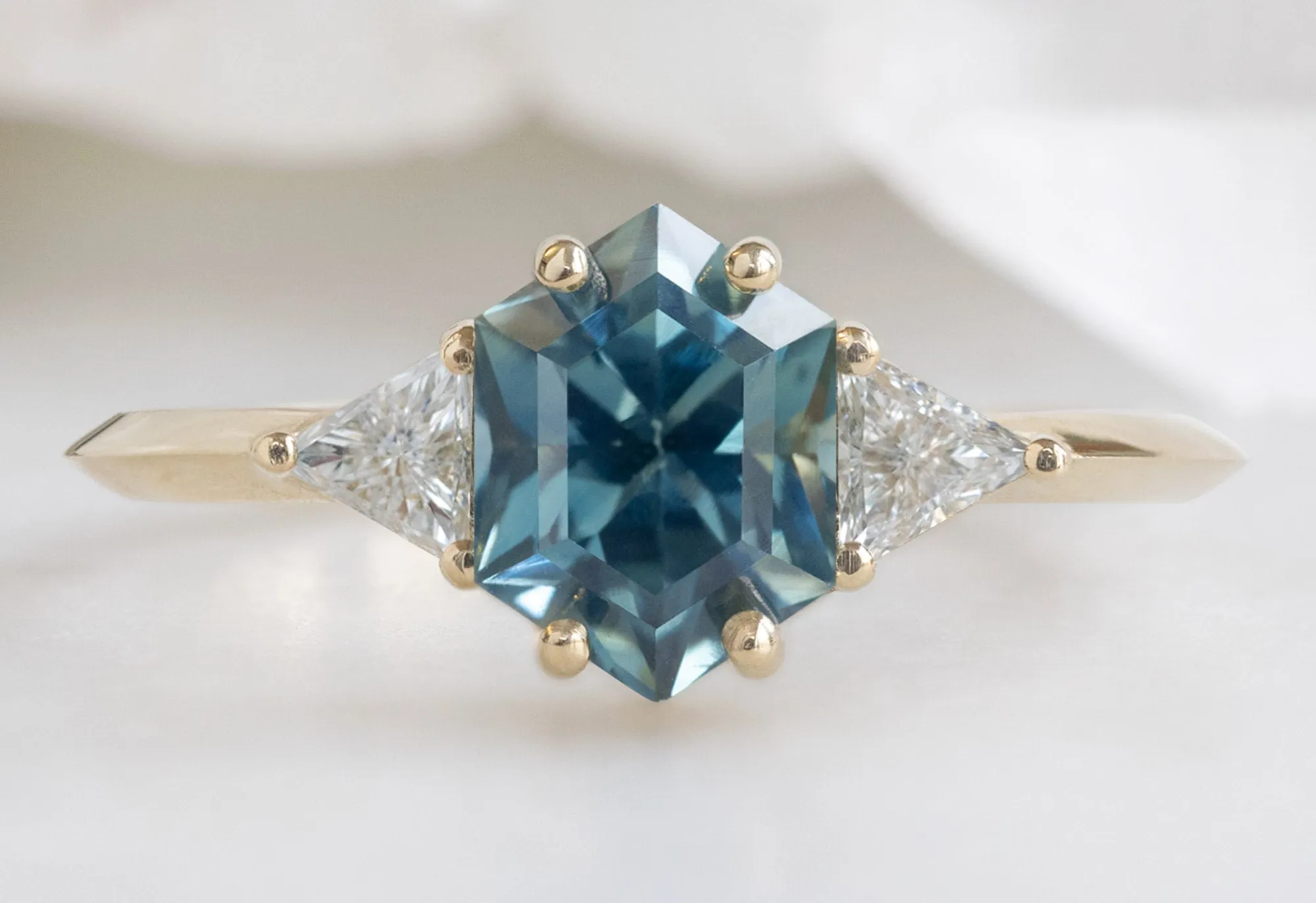 Design Your Own Custom Natural Blue Sapphire Engagement Ring