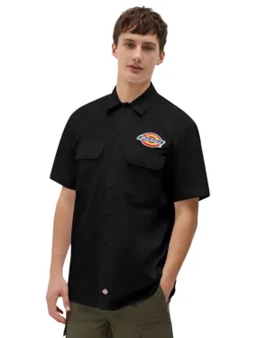 Dickies camicia da uomo manica corta Clintondale DK0A4XRRBLK1 nero