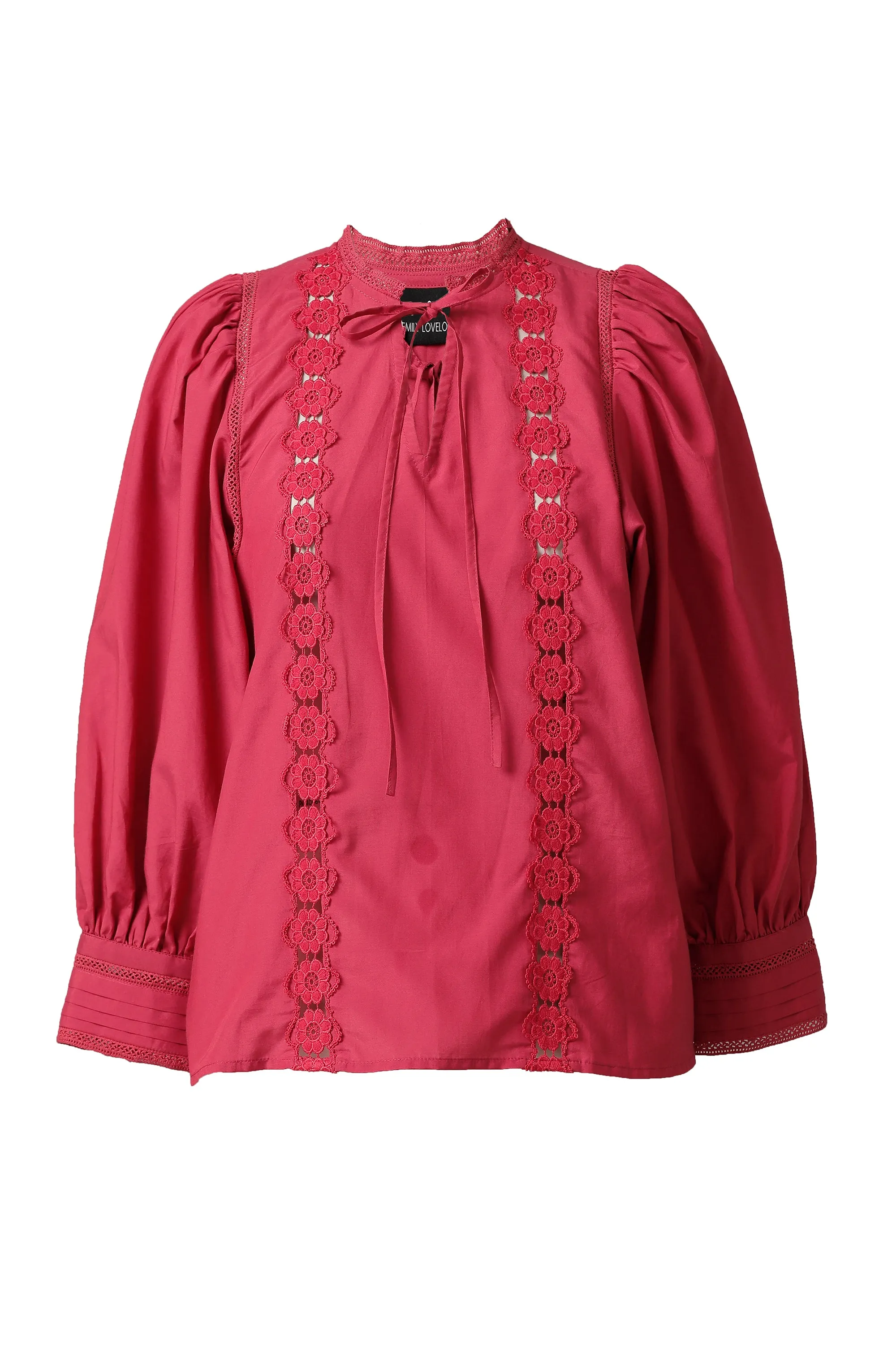 Emily Lovelock Crimson Anya Blouse