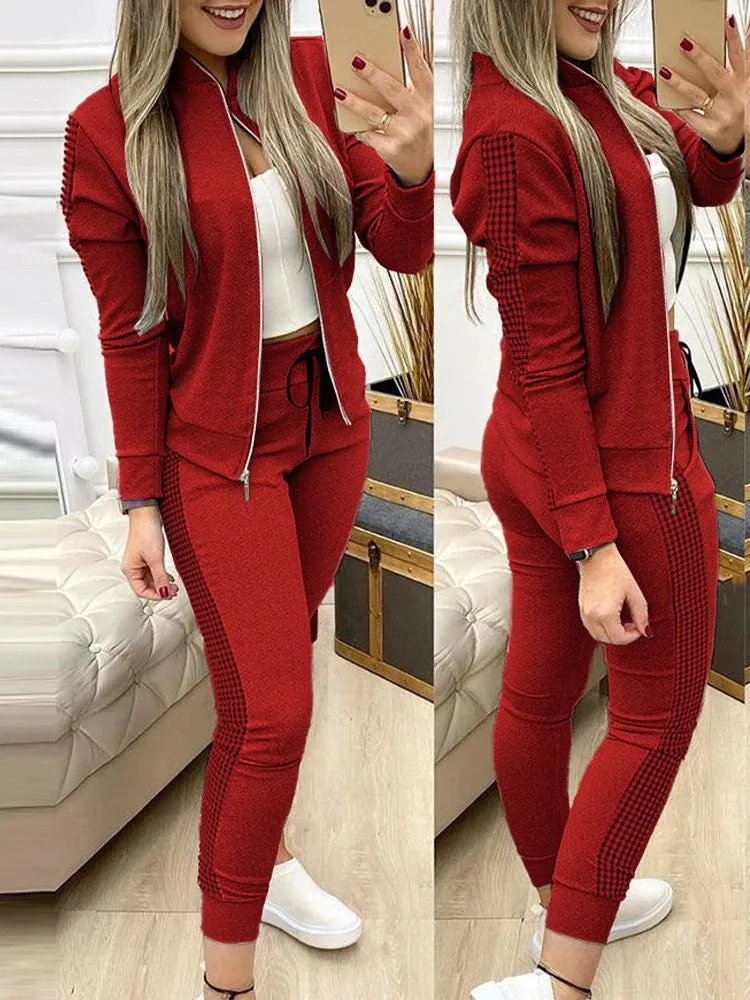 Fashion Tracksuit 2 Piece Set