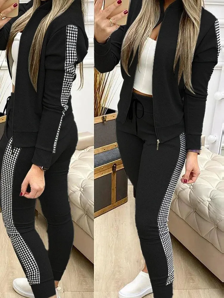 Fashion Tracksuit 2 Piece Set