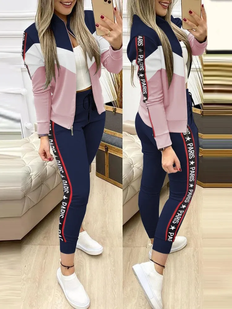 Fashion Tracksuit 2 Piece Set