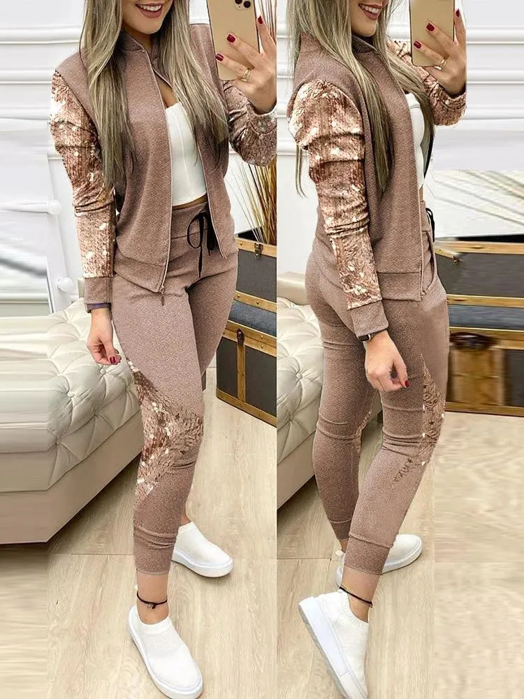 Fashion Tracksuit 2 Piece Set