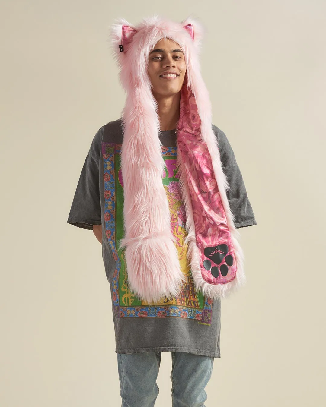 Flamingo Wolf Collector Edition Faux Fur Hood | Men's