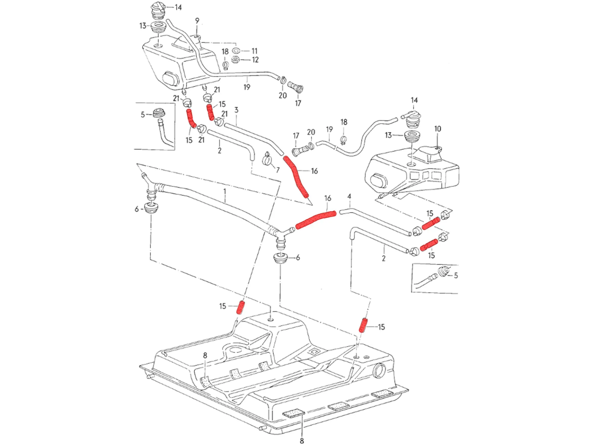 Fuel Line Replacement Master Bundle [Vanagon 2WD]