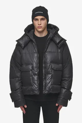 Garrick Vintage Oversized Puffer Jacket Black