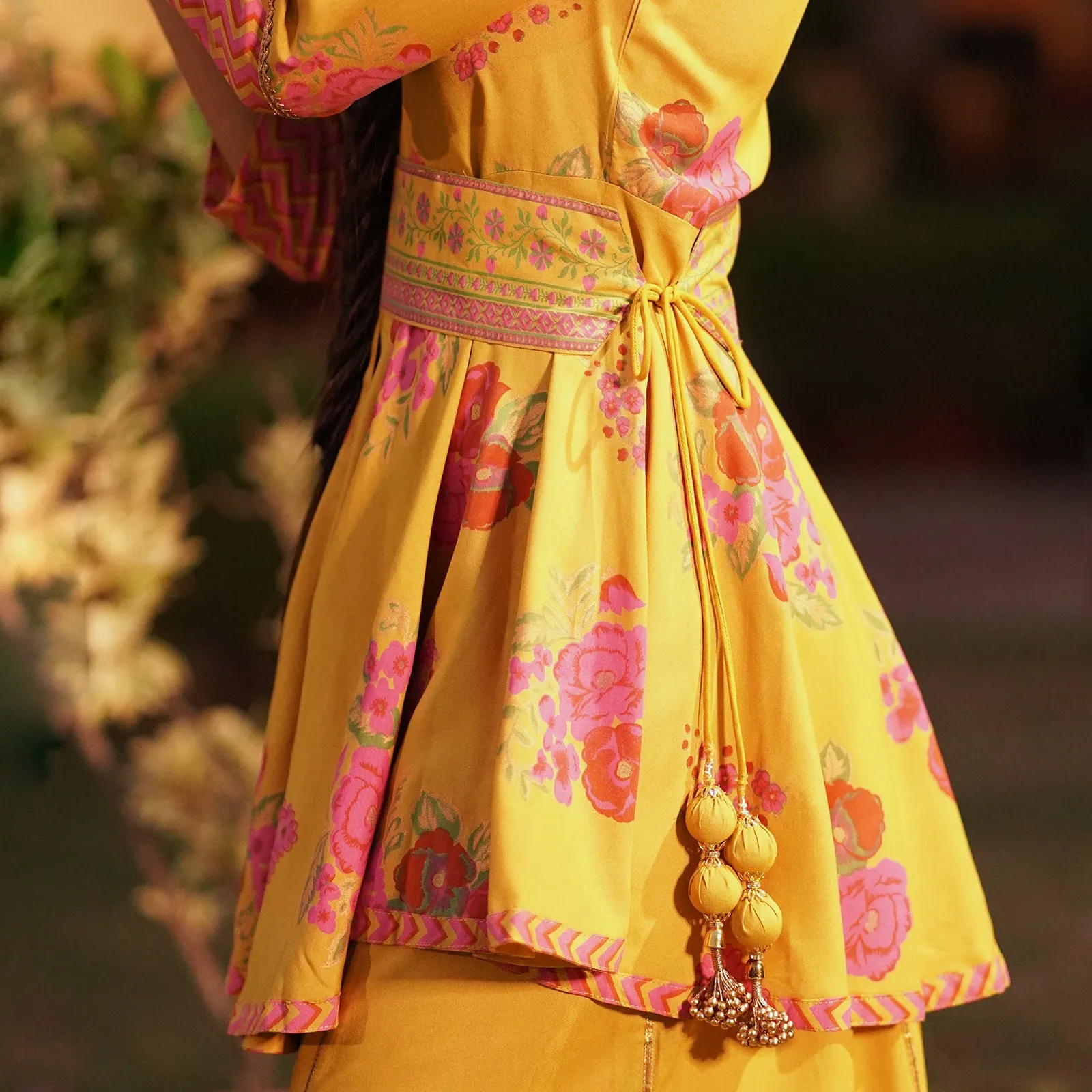 Inaayat Mustard Sharara Set