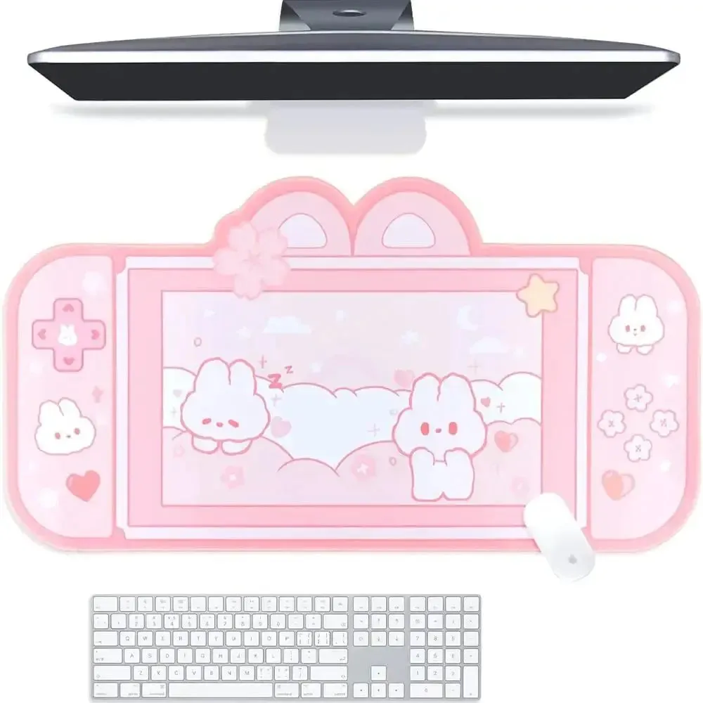 Kawaii Pink Gaming Mat