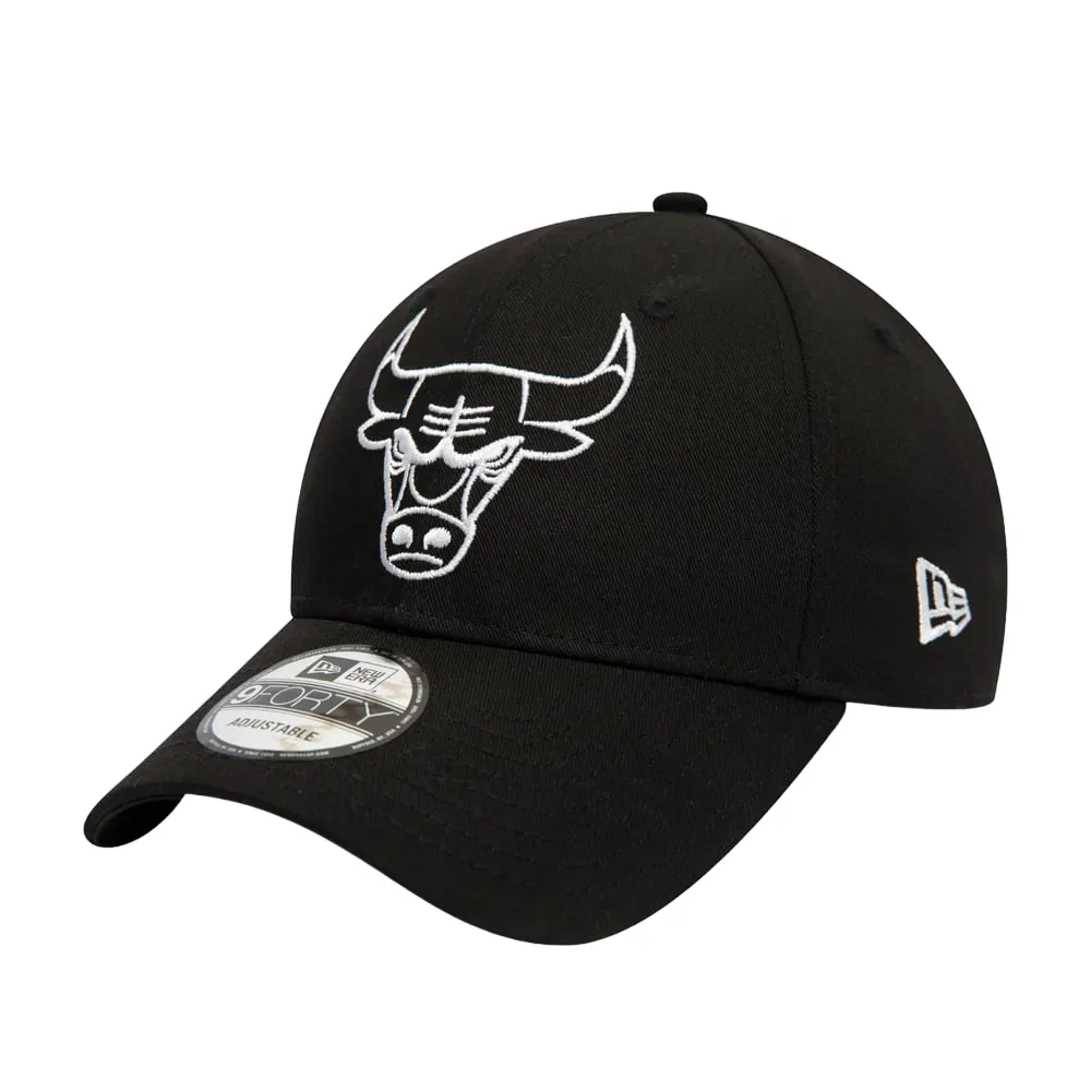 New Era cappellino con visiera regolabile Chicago Bulls Essential 9FORTY 12292586 nero