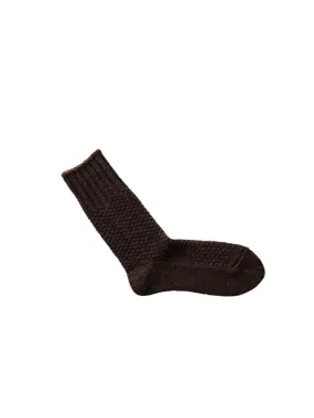 Nishiguchi Kutsushita, Boot Socks, Brown