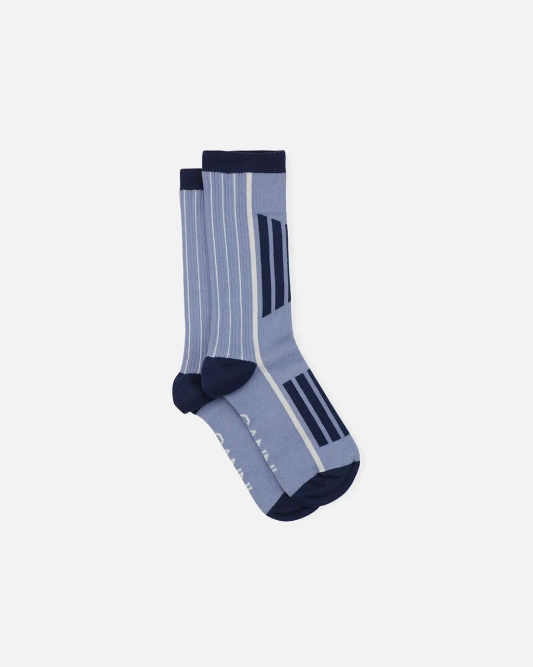 Organic Cotton Sporty Sock - Silver Lake Blue