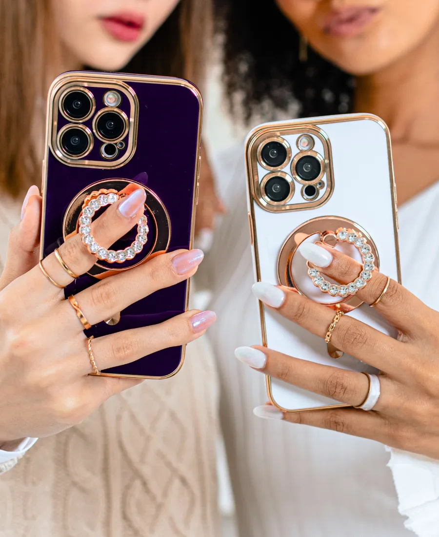 Purple Luxe MagSafe Phone Case