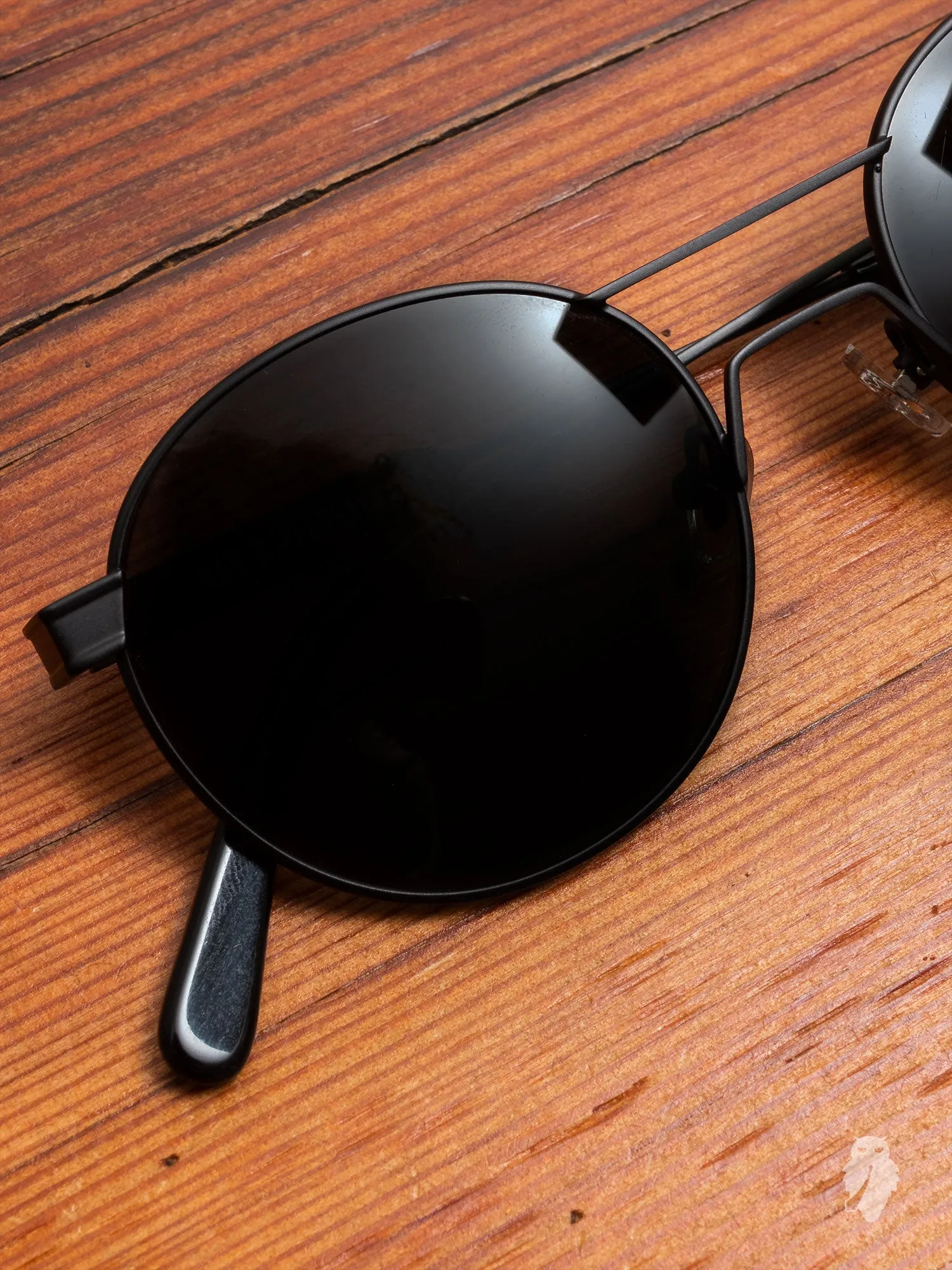 "Green" Sunglasses in Matte Black