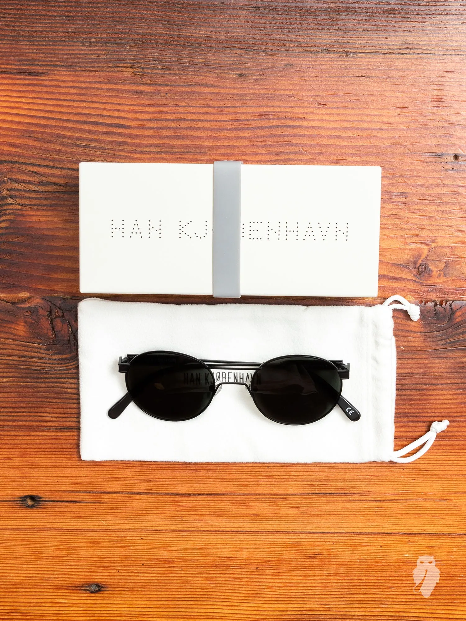 "Green" Sunglasses in Matte Black