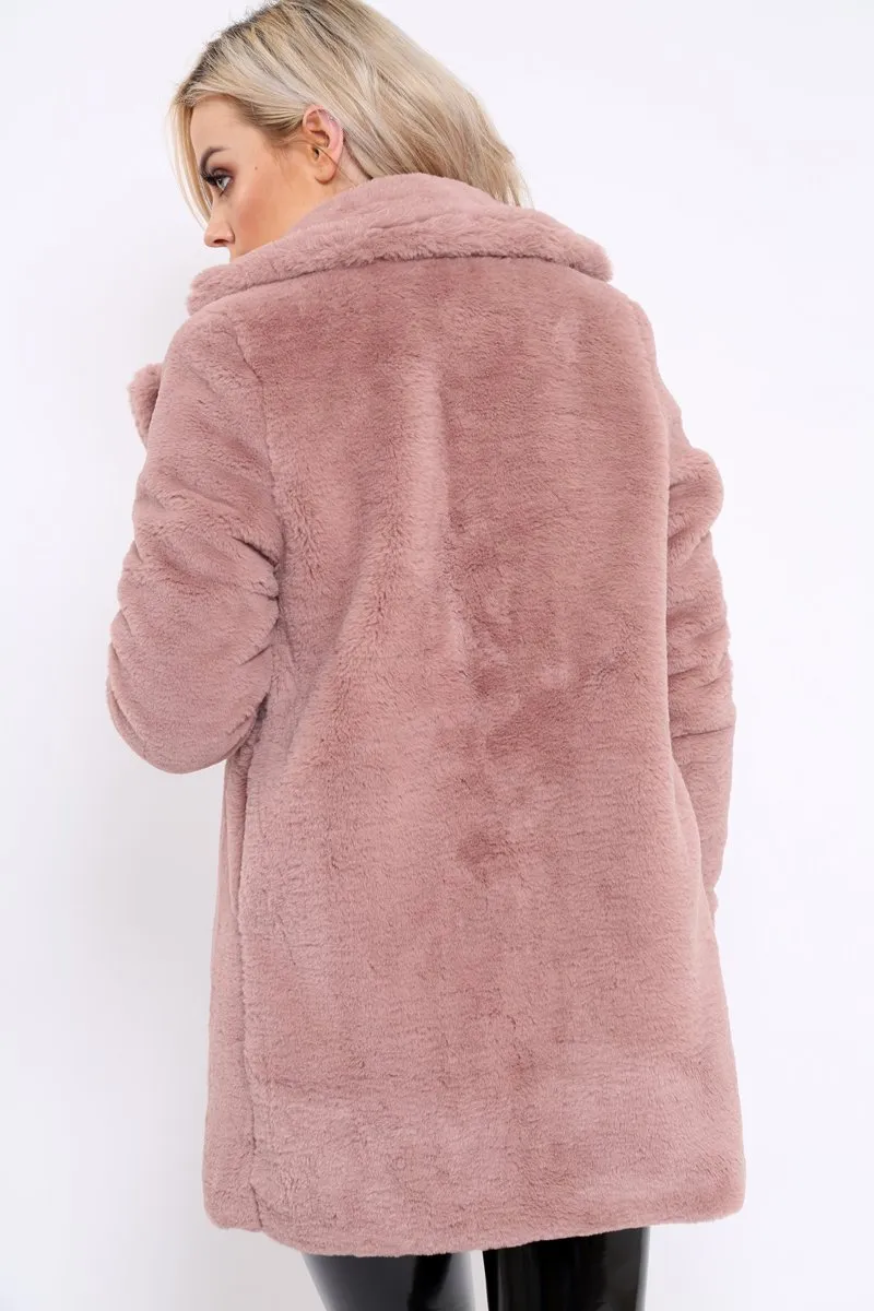 Rose Faux Fur Coat - Kinleigh