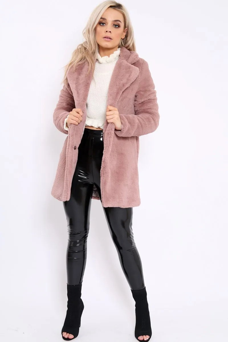 Rose Faux Fur Coat - Kinleigh