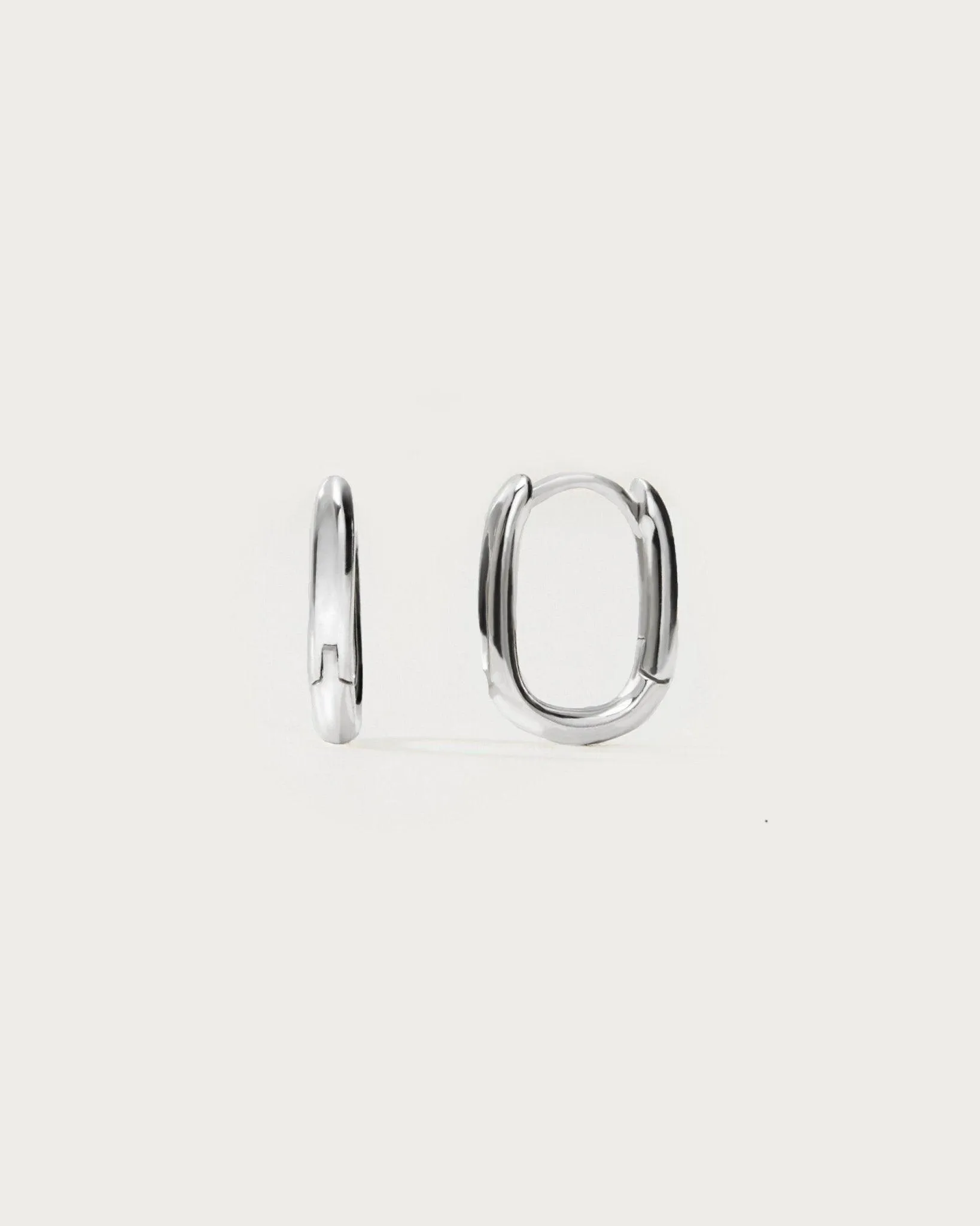 Silver Link Earrings