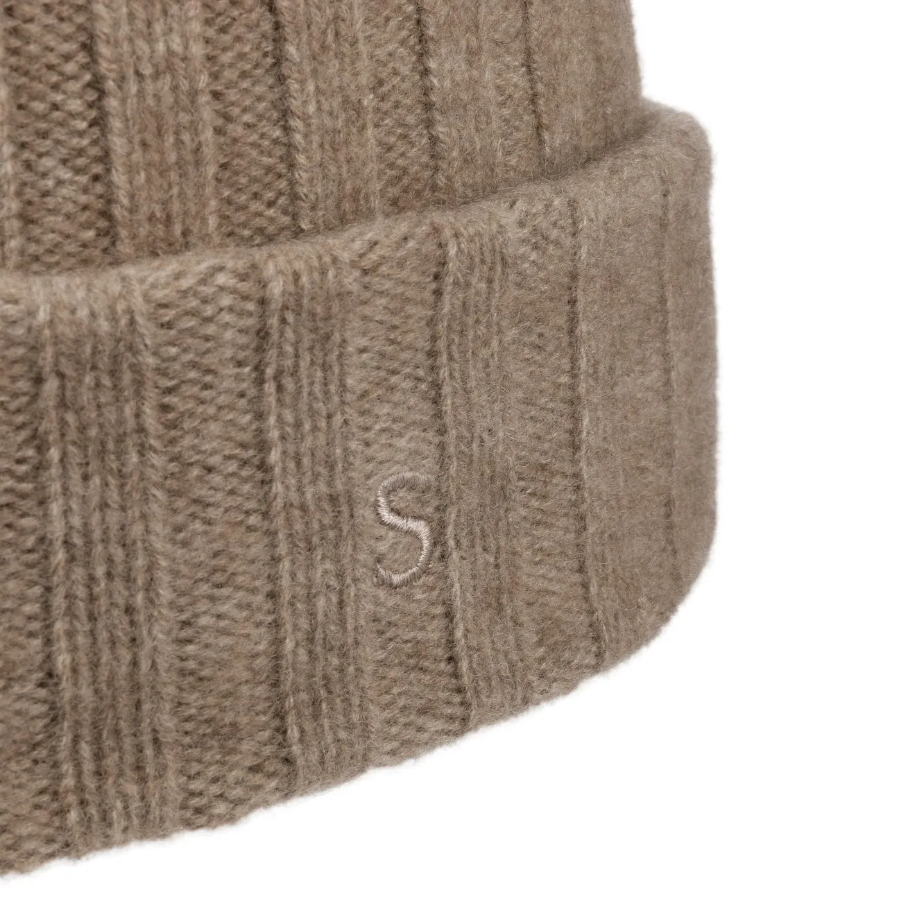 Undyed Cashmere Beanie Hat by Stetson